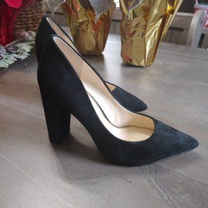 Jessica Simpson Velvet Heels